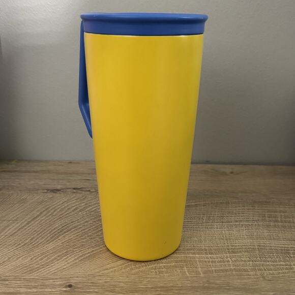 Starbucks Tumbler Korea 2022 SS Summer Yellow Chubby Handle 473ml 16 Oz Hot Cold - Picture 4 of 14